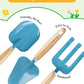 Kids Gardening Set Toys, Quality Garden Tool Kit For Kids And Toddlers, Includes Two Shovels, Garden Hat,Rake, Apron,Gloves, Wat