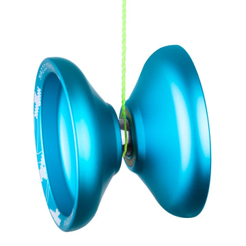 Magicyoyo V10 Unresponsive Yoyo Professional Finger Spin Yoyo With 12 Yoyo Strings, Yoyo Case, Yoyo Glove-Blue