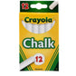 CHALK WHITE 12 STICKS (Pack of 1)