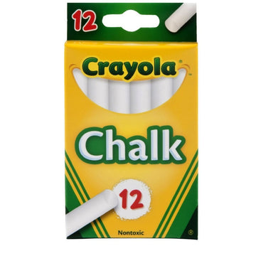 CHALK WHITE 12 STICKS (Pack of 1)