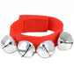 Rhode Island Novelty Jingle Bell Band Bracelets, 9-Inch, Pack of 2, Red and Green