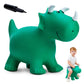 EVERICH TOY Inflatable Triceratops Bouncer, Medium Green PVC Kids Ride-On Hopper for 18 Months to 4 Years Old