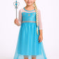 Fancydresswale Polyester Girls Princess Dress And Accessories For Girls Birthday (Red Princess, 8-10 Years)