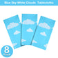 Tatuo Blue Sky White Clouds Birthday Party Supplies Cartoon Story Tablecloth Party Table Cover Cartoon Table Banner For Baby Kids Shower Birthday Decorations, 54 X 108 Inch(8 Pieces)