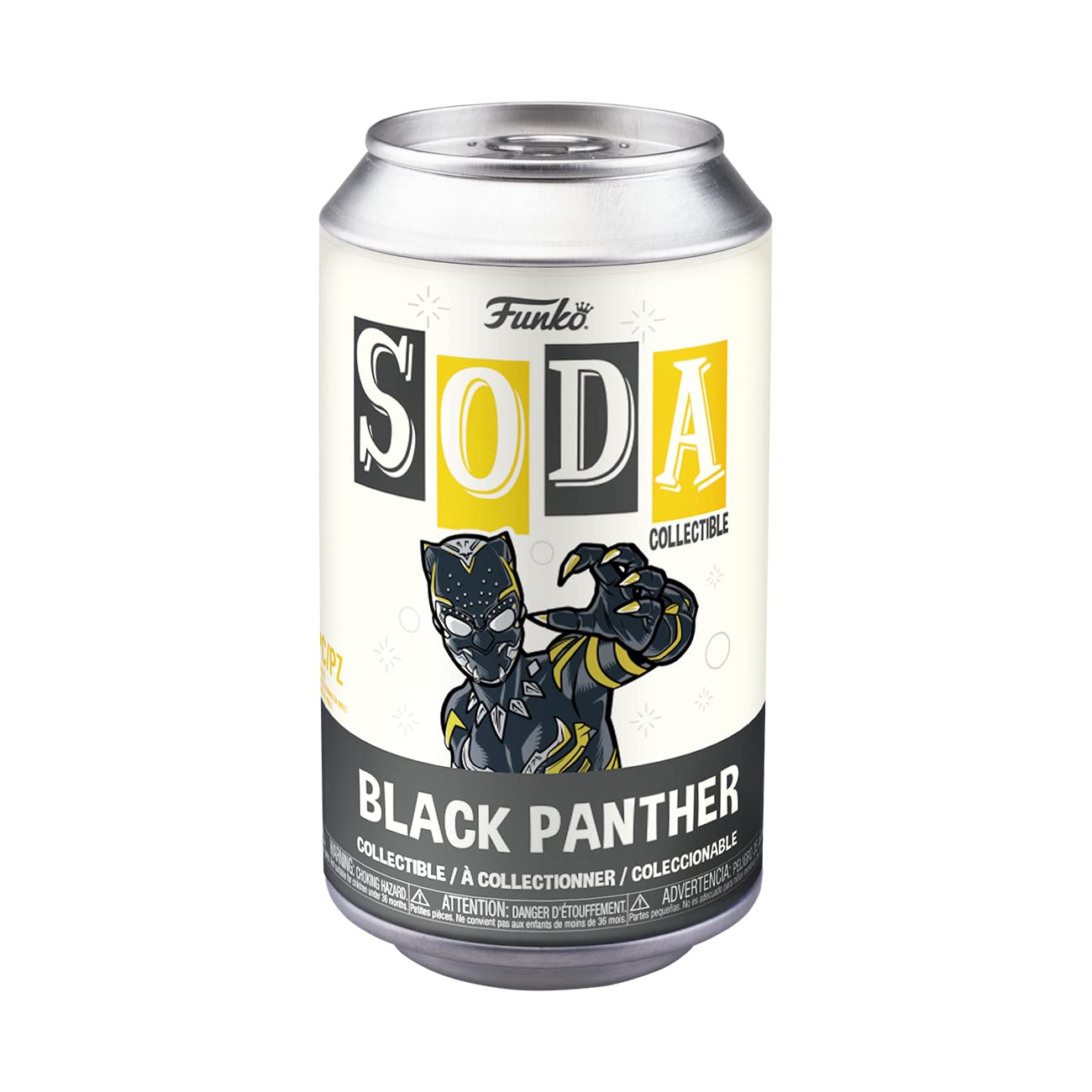 Funko Vinyl Soda: Black Panther Wakanda Forever - Black Panther With Chase (Styles May Vary)