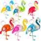 30 Packs Funny Summer Present Unique Mini Flamingo Assorted fidgets Bubble Toys for Kids Children Classroom Students Gifts from 