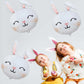 Hadckja Bunny Balloons Easter Balloons Rabbit Head Foil Balloons For Easter Themed Party Easter Bunny Birthday Party Supplies De