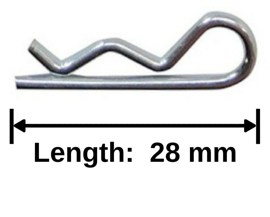 Apex RC Products 1/10 Large RC Car/Truck/Buggy Galvanized Steel Body Clips - 100 PACK 4027