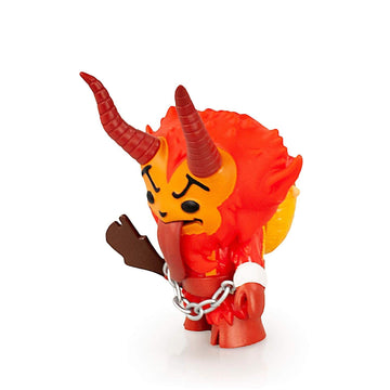 Christmas Krampus Vinyl Action Figure | 5 | Festive Red