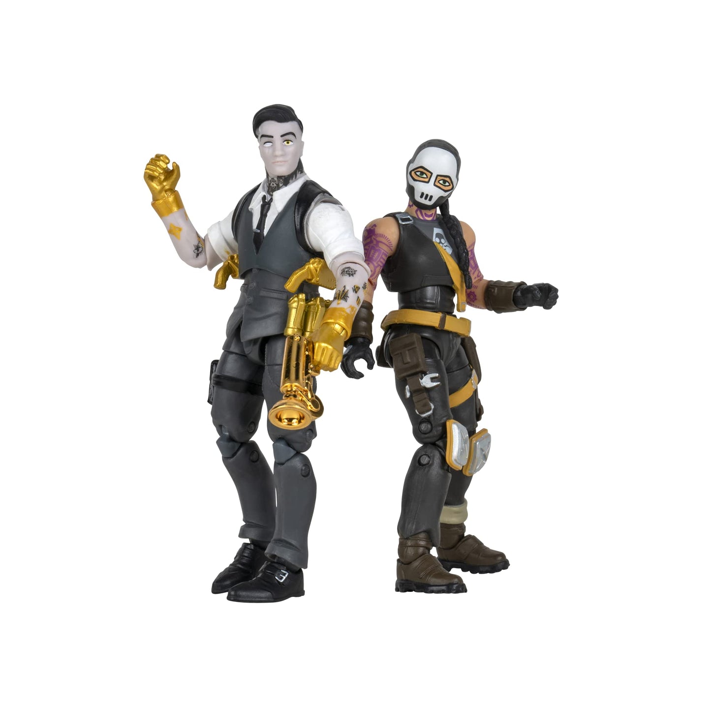 Fortnite FORTNITE The Vault Deluxe Diorama Playset with 2 Articulated Figures, 21 Accessories, 4-inch Size, Multicolor, Model FNT0847