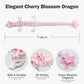 Outgoto 3D Printed Cherry Blossom Dragon - 11.8In Realistic Articulated Dragon Fidget Toy, Desk D  Cor And Collectible (White Pi