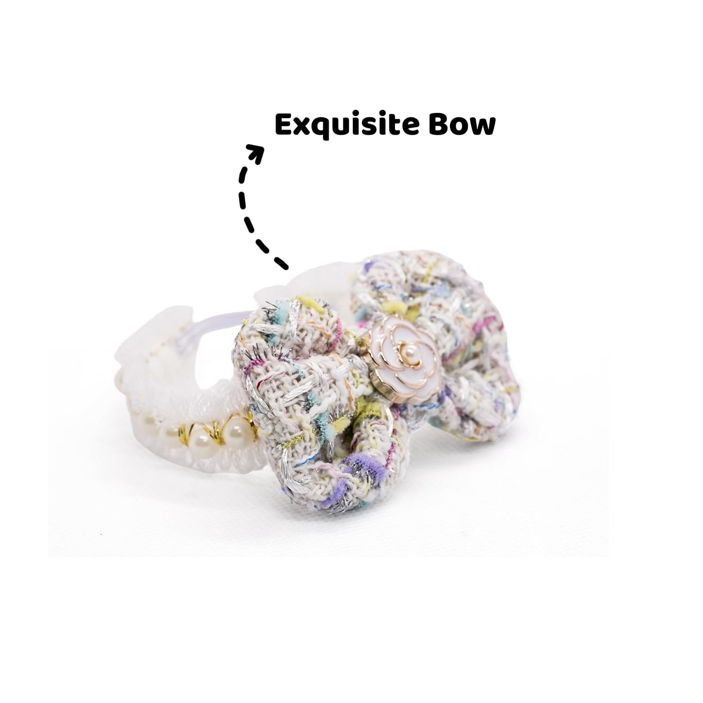 Clothes for 17cm Dolls  enhanced Dolls Accessories with elegant Chic Style White Checkered Bow Set  High-End Fashion Outfit for Play & Display - No Doll (Including Bag)