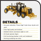 Diecast Masters Caterpillar 12M3 Motor Grader Diecast Vehicle - Yellow, Model DM85520