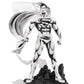 Sdcc 2024 Superman B&W Px Pvc 1/8 Statue