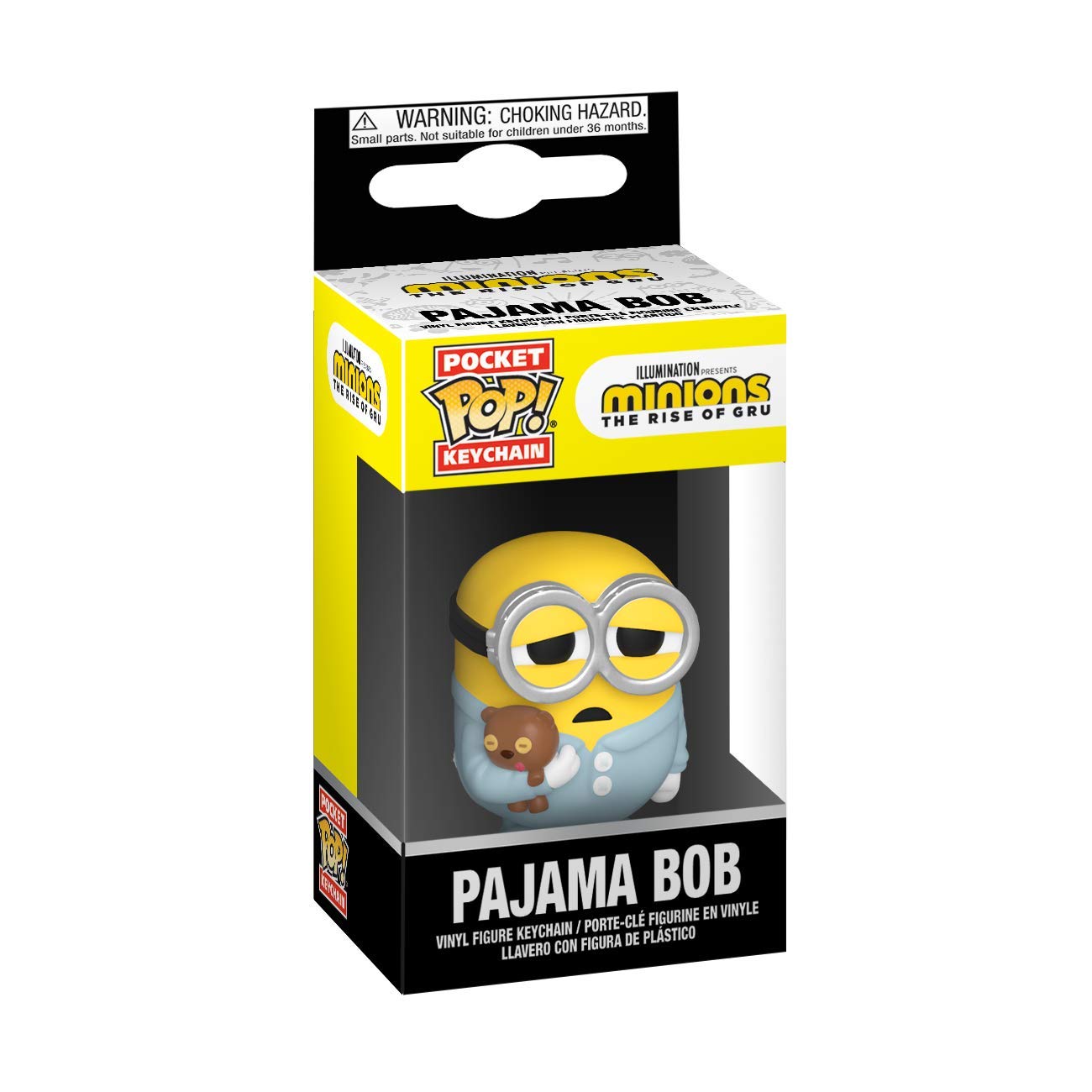 Funko Pop! Keychain: Minions: The Rise Of Gru - Pajama Bob, Multicolor