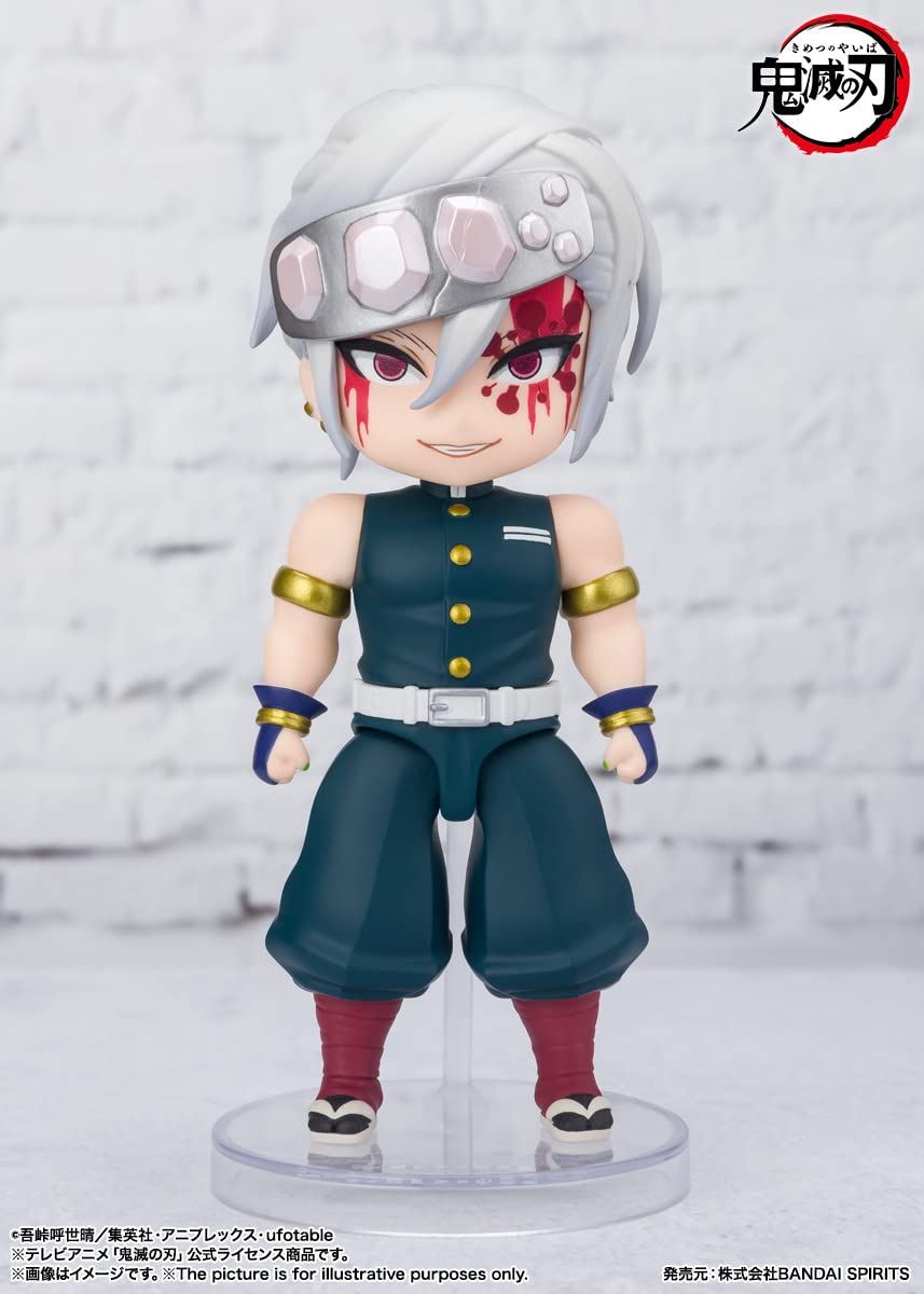 Tamashii Nations - Demon Slayer: Kimetsu No Yaiba - Tengen Uzui Sound Breathing, Bandai Spirits Figuarts Mini Action Figure