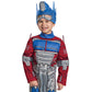 Disguise Optimus Prime Costume, Toddlers Muscle Transformer Costumes For Boys, Padded Character Jumpsuit, Toddler Size Medium (3T-4T) Blue & Red
