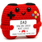 Busy Gaming Life Crochet Game Controller Dad Gifts for Christmas Fathers Day Birthday, Best Dad Ever Gifts for Father from Son D