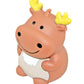 Dollibu Moose Bath Buddy Squirter - Floating Moose Rubber Bath Toy, Fun Water Squirting Bathtime Play For Toddlers, Cute And Soft Wild Life Animal Toy For The Bathtub, Beach, & Pool For Girls And Boys
