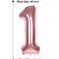 Aule 40 Inch Big Rose Gold 1 Balloon Number Large Foil Helium Number Balloons 0-9 Jumbo Giant Happy 1St Birthday Party Decoratio