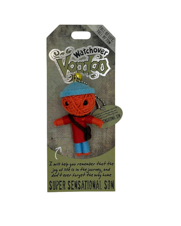 Watchover Voodoo 3-Inch Super Sensational Son - Handcrafted Gift To Bring Good Luck And Positivity Everywhere You Go