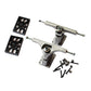 Anbau 1 Pair Skateboard Trucks 6.25in Hangar Replacement Longboard Trucks Bushings