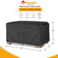 Square Sand Box Cover - Waterproof Dust Proof, Black - Fits 49L x 47W x 8.5H Box
