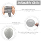 Nisocy Gray Balloon Garland Kit, 102Pcs 18In 12In 10In 5In Pastel Gray Balloons Different Sizes For Baby Shower, Birthday Celebr