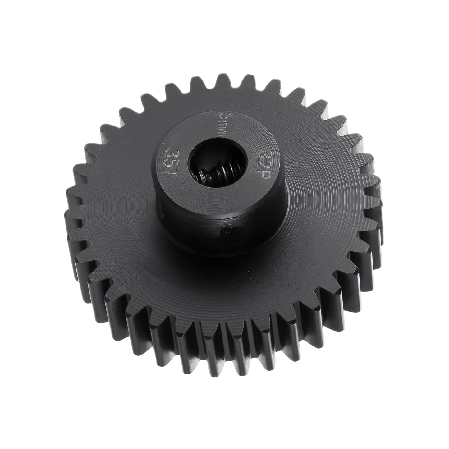 BRKRC Steel 32P 5mm Pinion Gear 25T 26T 28T 29T 30T 31T 32T 33T 34T 35T 36T 37T 38T Motor Gears for 1/10 1/8 RC Car Parts (35T)