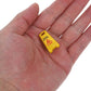 Garneck 10 Pcs Miniature Wet Floor Warning Signs Plastic Yellow Warning Sign Mini Slippery Warning Decorations For Dollhouse Rol