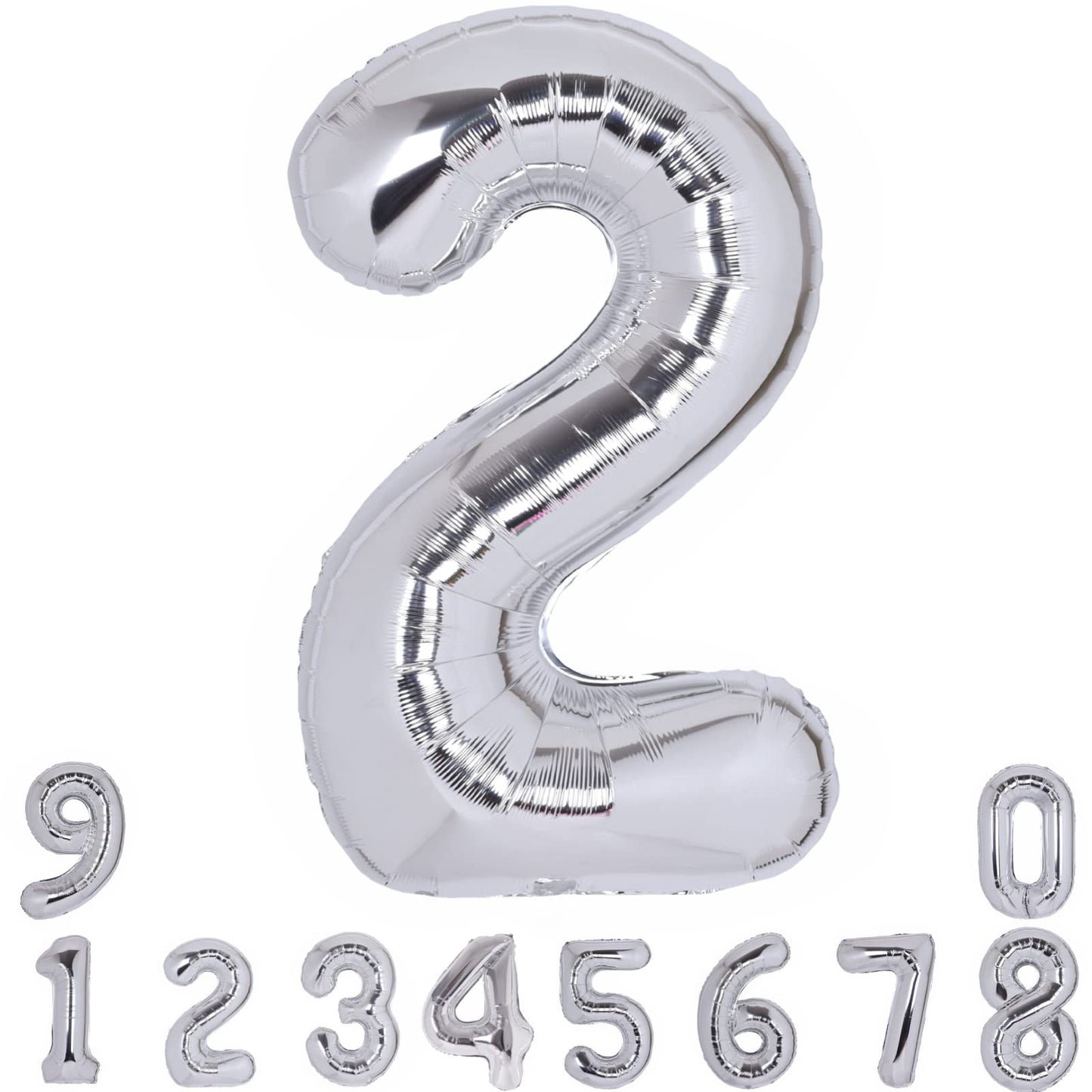 40 Inch Number 27 Balloon Silver Jumbo Giant Big Large Number 27 Foil Mylar Silver Balloons 72Th Birthday Party Anniversary Deco