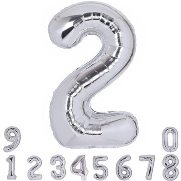 40 Inch Number 27 Balloon Silver Jumbo Giant Big Large Number 27 Foil Mylar Silver Balloons 72Th Birthday Party Anniversary Deco