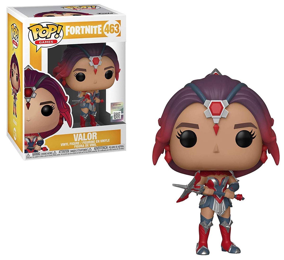 Funko Pop! Games: Fortnite - Valor, Multicolor