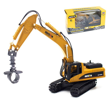 Ailejia 1/50 Scale Diecast Articulated Dump Truck Alloy Models Timber Grab Vehicle Construction Vehicle Model Engineering Car To