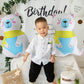Giant Polar Bear Balloon Winter Animal Balloon For Birthday Supplier Bridal Baby Shower Wedding Decorations, 4 Pack Wild One Jun