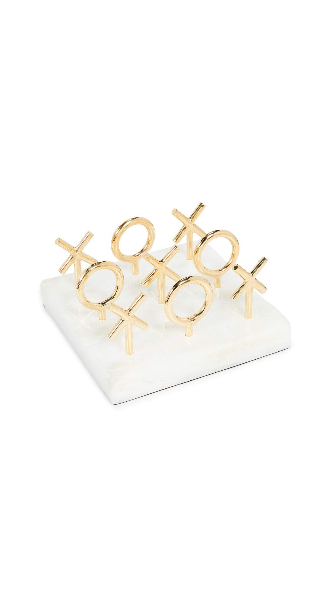 Jonathan Adler Brass Tic Tac Toe Set