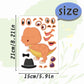 24 Sheets 8.27''  5.9'' Make Your Own Stickers For Kids Toddlers, Make A Face Stickers Mix And Match With Unicorns Dinosaur Hors