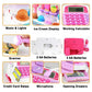 Ice Cream Store Mini Cash Register With Pretend Play Desserts, Working Scanner, Calculator, Microphone, Money And Credit Card