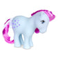 Basic Fun My Little Pony 40th Anniversary Blue Belle Figure, 4-Inch, Brushable Mane, Ages 4+, Original 1983 Collection