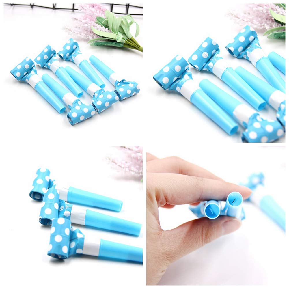 ccHuDE 30 Pcs Party Blower Multicolor Musical Blowouts Whistles Funny Party Noisemakers Party Horns