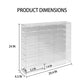 Hot Clear Acrylic Display Case For 1:24 Scale Diecast Toy Model Cars Wheels Storage Showcase, 24 Compartments, Ahw24