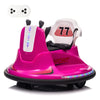 Ride On Bumper Car, Electric Kids Ride On Car With Remote Control, Safety Belt, Music, Flashing Lights, 360 Degree Spin, 2 Driving Modes, Bumper Car For Toddlers,Boys And Girls,Pink