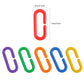 Suwimut 1000 Pieces Plastic C-Clip Hooks Chain Links, Interchangeable Rainbow C-Links Kids Learning Toys For Classroom Preschool, Sugar Glider Swing Climbing Cage Toys For Small Pet Rat Parrot Bird