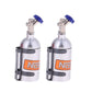 Lafeina 2Pcs Simulation Nitrogen Nos Bottle Decoration Accessories For 1:10 Rc Crawler Car Trx4 Scx10 90046 D90 D110 Tf2 (Silver