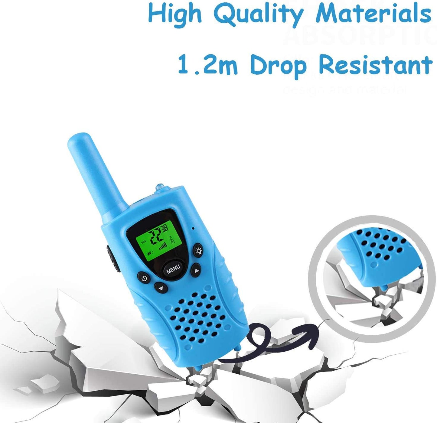 Inyyter 3 Pack New Walkie Talkies For Kids, 4Kms Long Range Kids Walkie Talkies 2 Way Radio Walky Talky, Best Gift For Age 3-12