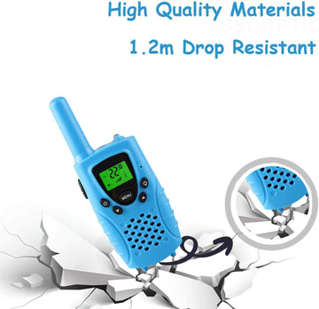 Inyyter 3 Pack New Walkie Talkies For Kids, 4Kms Long Range Kids Walkie Talkies 2 Way Radio Walky Talky, Best Gift For Age 3-12