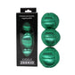 Zeekio Juggling Balls enhanced Galaxy - [Pack of 3]  Synthetic Leather  Millet Filled  12-Panel Leather Balls  130g Each  62mm  Metallic Green