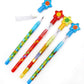 Tiny Mills 24 Pcs Building Blocks Brick Multi Point Stackable Pencil with Eraser for Brick Birthday Party Favor Prize Carnival G