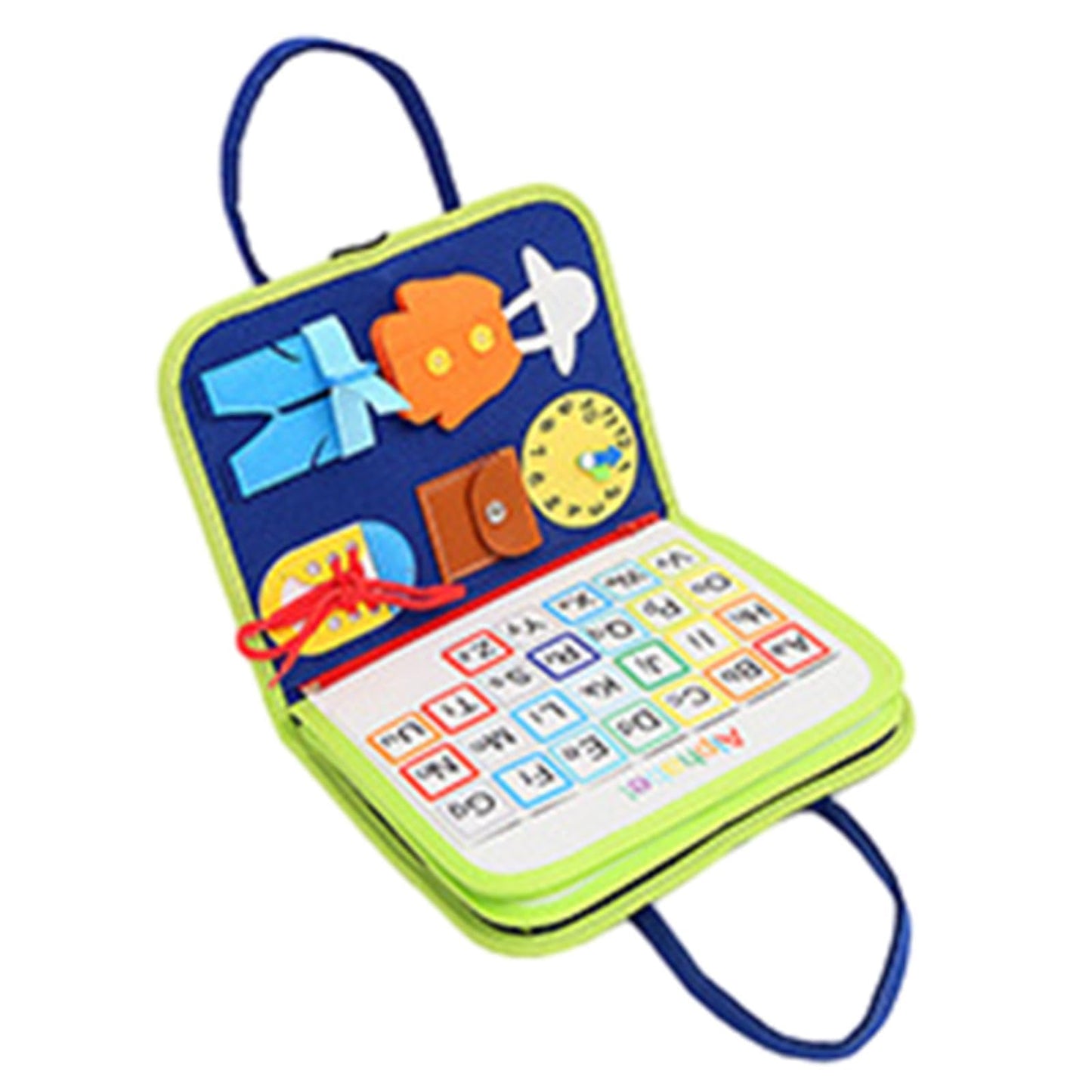 MerishoppBusy Board Montessori Toy Sensory Board For Girls Boys Baby 1 2 3 4 Year Old Blue|Baby|Toys For Baby|Developmental Baby