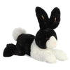 Aurora Adorable Flopsie Dutch Rabbit Stuffed Animal - Playful Ease - Timeless Companions - Black 12 Inches